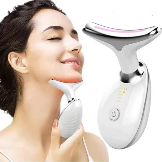 Masajeador Facial Multifuncional  de Cuello LED Antiedad